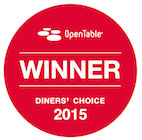 OpenTable Award 2015