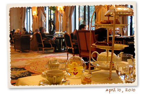Tea in Paris: Four Seasons Hotel